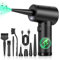 91000RPM Power Elektrische Staubgebläse Druckluftspray für PC Reinigungsset, Compressed Air, 3-Gang einstellbare Air Duster Luftdruckspray, Tastatur Reinigung für PC, Elektronik, Sofa, Auto