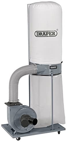 Draper 80946 1500W 153L Dust Extractor, White