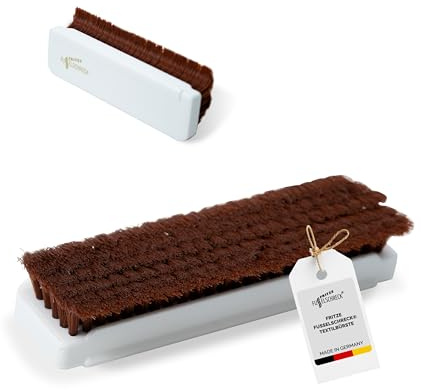 Fritze Fusselschreck® Textilbürste Tierhaarbürste – Abgewinkelte Borsten für effektive Textilreinigung, ideal für Teppiche, Polstermöbel und Autositze – Perfekt für Tierhalter – Made in Germany