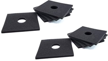 vhbw 10x Luftfilter Ersatz für Helios 0587 für Lüfter, Badlüfter, Ventilator, Lüftungsgerät