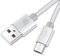 ameego 3.1amp fast charging Strong Nylon Braided Tangle-Free Micro USB Data Charger Cable for Samsung, HTC, Nokia, Sony, Kindle, PS4, Speaker, Power bank and More Micro USB Devices - 3.3ft (White)