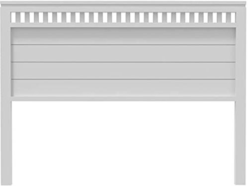 PEJECAR Cabecero Bora para Cama de 135 Fabricado en Madera Maciza de Pino insigni Acabado Blanco Satinado
