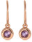 XEN Ohrhänger mit Pink Amethyst ca. 0,60 ct. rosèvergoldet