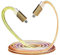 ALPHA Starry Sky Design Led Charger Cable, Type C to Type C Charging Cable with Glowing Led Lights Durable, 60W High Speed Charging compatible with all USB Type C Devices