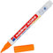 edding 4085 Kreidemarker - neon-orange - 1 Kreidestift - Rundspitze 1-2 mm - dünner Kreidestift für Tafel abwischbar - zum Beschriften von Fenster, Glas, Spiegel - Tafelstift mit deckenden Farben