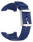 WIIKAI Armband Ersatzarmbänder kompatibel für Polar M400/M430 Silikon Ersatz Uhrenarmbänder.(Dunkelblau)