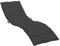 vidaXL Sonnenliege Auflage, Liegenauflage Outdoor, Polster Auflage für Gartenliege Liegestuhl, Polsterauflage, Schwarz 200x50x3cm Oxford-Gewebe