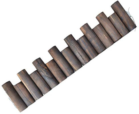 Cabilock Dekorative Garten Zaun Landschaft Holz Grenze Terrasse Zäune Dekorative Bett Zaun Barriere Abschnitt Panels Picket Einfassung für Yard Garten Outdoor
