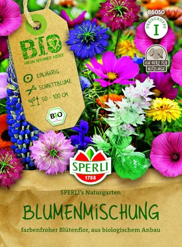 Sperli BIO Blumensamen-Mischung 86050, Sommerblumensaat