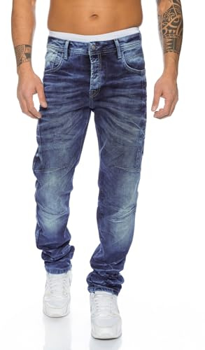 Cipo & Baxx Herren Jeans Hose mit stylischen Akzenten
