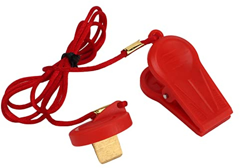 SPYMINNPOO Llave Magnética para Cinta de Correr, 2 uds., Interruptor de Seguridad para Máquina de Correr, Imán de Parada de Emergencia, Llave para Cinta de Correr con Inserto Circular Rojo