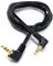 2m 3.5mm Dual Right Angle 90'' Male to Male Jack to Jack Stereo Audio Cable Lead Gold Plated Ends 6.5ft