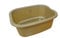 11 Litres Washing Up Bowl Rectangular Plastic Multi-Purpose Basin Mixing Sink Tidy Organizers (Golden)