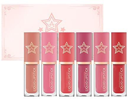 Max Lip Gloss Clear 2.5ml X 6 Pcs Lip Stain Set Long Lasting And Non Transferable Velvet Lipstick For Cheeks And Lips Natural Nude Shades for Lip Gloss Making