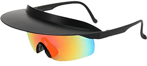 Wudaizhi Radsportgläser Einteilige Visier-Sonnenbrille Mit Schwim Outdoor Übergroße Sonnenbrille Mode Sport Brillen Für Outdoor