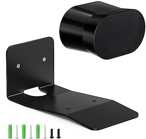 Olychism Wall Mount Compatible with Sonos Era 300 Mount for Sonos ERA 300 Speaker Wall Mount with Scratch-Resistant Cotton and Mounting Accessories up to 12 kg Black