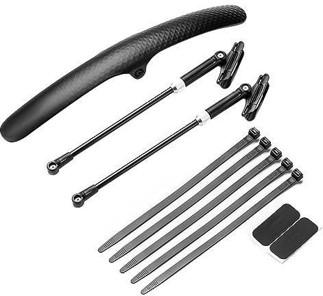 Asudaro Fahrrad Schutz Blech, Pp + Pa + Aluminiumlegierung Vorderrad Schutz Blech Vorne Hinten Fahrrad Schutzblech Radschutz Universelle Passform Weniger Als 48 Mm Für Mountainbike,Rennrad,Tourenrad