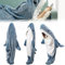 Huanmin Blau Shark Blanket Hai Decke, Haifisch Decke Erwachsene, Hai Schlafsack, Haifisch Decke, Hai Decke Schlafsack Kostüm Für Cartoon-Pyjamapartys(W70*L170CM)