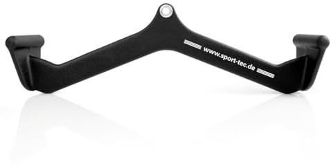 Sport-Tec ergonomischer Latzug- und Rudergriff, Seilzug Krafttraining Muskelaufbau Bizeps Curls, 54x10 cm