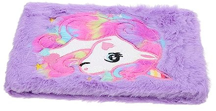 DIKACA Adorabile Diario Con Motivo A Quadretti in Peluche Per Scrivere Ovunque
