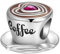 BIZK Kaffee Charm Anhänger für Armband 925 Sterling Silber Charm Bead Pendant für Europäische Armbänder und Halsketten