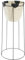 MACETERO FIBRA METAL 30X30X62 NATURAL