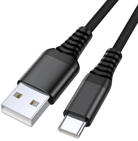 USB C Kabel 1.8M Schnellladekabel USB C QC 3.0 Typ C Ladekabel Für iPhone 16,iPhone 15/Pro, Samsung Galaxy S23 S22 S21 S20,Note 10/9/8,Huawei,HTC,LG,Sony Xperia, Moto, Google Pixel