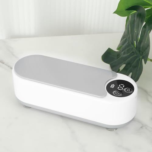 BUTORY Der Ultraschall Reiniger Professioneller Ultraschallschmuckreiniger mit 2 Modi Timer tragbarer Schmuck Reiniger Maschinen Mehrzweck Ultraschallhalterreiniger für Gläser Schmuck