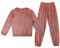 LACOFIA Pigiami Pile Due Pezzi da Bambina Pigiama Set Invernale di Caldo Abbigliamento da Notte a Maniche Lunghe Bimba Rosso Forte 11-12 anni/150