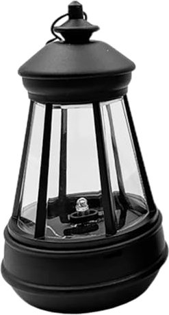 Happyyami Lanterne Solaire Suspendue Petite 4,8 x 8,5 Cm en Plastique Résistant Étanche Éclairage Extérieur Jardin Décoration Paysagère