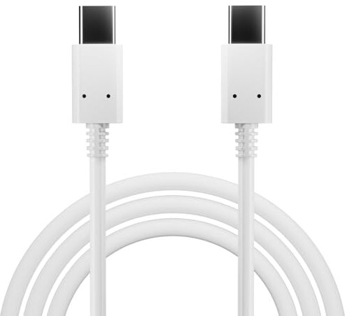 USB C to USB C Cable, 6.6ft USB C Charger Cable for macbook charger cable for MacBook Pro,MacBook Air,for iPad Pro 2020/2018,Samsung Galaxy S21/S20 Ultra, Pixel 5/4/3/2/XL - White