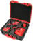 HOSOCASE Custodia per Milwaukee M12 Impact Driver & Drill Set – Cassetta degli attrezzi per Milwaukee Fuel Tools Combo Kit, Borsa degli attrezzi per trapano/avvitatore a percussione/batteria e