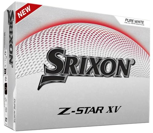 Srixon Z-STAR XV_8 & 9 Dozen Ultra Performing Golf Ball | Tour Level | Maximum Distance & Optimized Spin | FastLayer DG Core 2.0 | Spin Skin+ Cover | Control & Power
