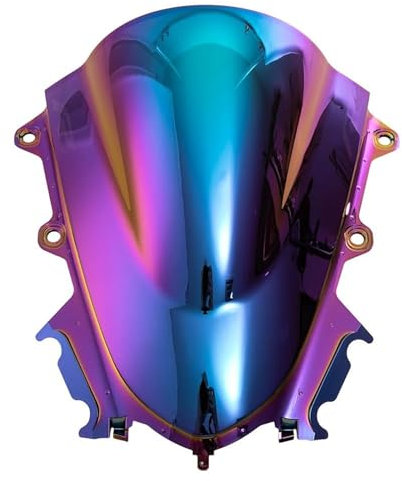 UJSSET Pare-Brise De Moto Viser Pare-Brise pour Y&amaha YZF R125 R15 V3.0 2017 2018 2019 Double Bulle Pare-Brise