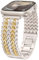 TOYOUTHS Compatible with Apple Watch Straps 38/40/41/42mm Women Dressy Stainless Steel Metal Gold Chain Strap Cowboy Link Bracelet for iWatch Band Series 11 10 9 8 7 6 5 4 SE 3 2 1, Starlight/Gold
