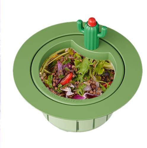 Sink Drain Strainer Basket, Bathroom Cactus Filter, Automatic Food Catcher, Sturdy Kitchen Accessory, Easy Dumping Design, Ideal para Kitchens y Bathrooms, 4,25 x 3,35 pulgadas