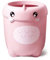 DH DREAMER HOME Papelera Infantil con Diseño de Dinosaurio – Fácil de Usar y Decorativa – Cesto de Basura para Niños, Cuarto o Baño - Color Rosa