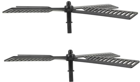 2pcs Plastic Windmill Replacement Parts for Outdoor Garden Decor Engaging Rotating Leaves for Lawn and Fade Resistant Accessories