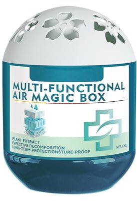 Staubentfernungsbox, Indoor Luftreinigung Entfernung Magic Box, Multi-functional Air Magic Box, Langlebiger Reiniger Mit Pflanzenextrakt Für Zuhause, Wohnzimmer, Schlafzimmer, Küche, Long-Lasting