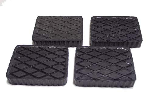 FILAVERSE - 4 Stück Gummiblock für Hebebühne Kit 160X120X30 Universal Vollgummi für Hebebühnen Corghi Ravaglioli OMCN | Wellenseiten mit Best-Grip Technologie