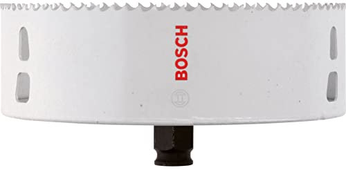 Bosch Professional Progressor for Wood and Metal Sierra de corona (para madera y metal, diámetro 98 mm, accesorios para taladro)