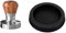 scarlet espresso | Tamper »Passion« für Barista; mit ergonomischem PVC- oder Edelholzgriff nach Wahl und Präzisions-Edelstahlbasis (Set 58,5 mm & Tamperablage)