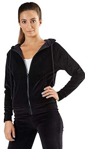Leela Cotton Damen Nicky Kapuzenjacke Bio-Baumwolle Jacke Hoodie Kapuzenpullover1271
