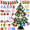 Felt Christmas Tree, Kids Christmas Trees with 35pcs Detachable Ornaments, for Kids, Christmas & New Year Door Wall Hanging Decorations,2022 NEW DIY Felt Christmas Tree Set