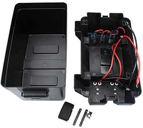 24-27 Group Smart Marine Battery Box with USB Charger & 12V Socket & Voltmeter Automotive Marine RV Camper Safely Stores (Size : 1)