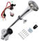 12V Hupe Lkw Hupe Luft Horn, Drucklufthorn Lufthorn Trumpet Air Horn mit Kompressor für alle 12V Fahrzeuge LKW Zug auto van boot motorrad usw (Integriertes Einzelrohr Luft horn, 12V)