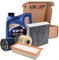 KIT TAGLIANDO 4 FILTRI PER CAPTUR CLIO IV 1.5 DCI CON OLIO MOTORE ORIGINALE ELF 5 LITRI 5W30