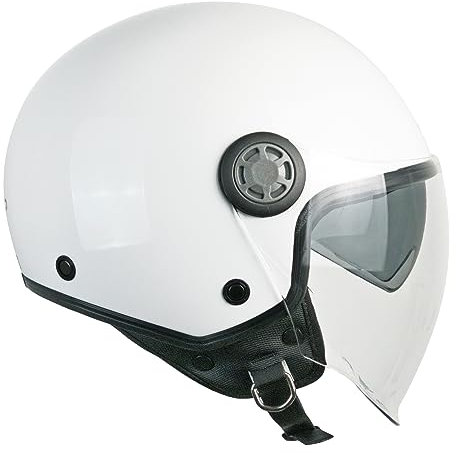SKA-P Casco open face, 1SHA ZEN MONO Bianco, M (57-58cm)