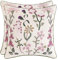 Tosleo 2 Stück Kissenbezüge Bestickte 45x45cm Dekorative Eidechsen und Blumen Stickerei Wurfkissenbezüge für Gartenlounge Sofa Dekokissen Wohnzimmer Schlafzimmer