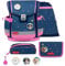 Belmil Classy Plus Schulranzen Set 5-teilig mit Brustgurt (405-78/AG/S) (Hearts)
